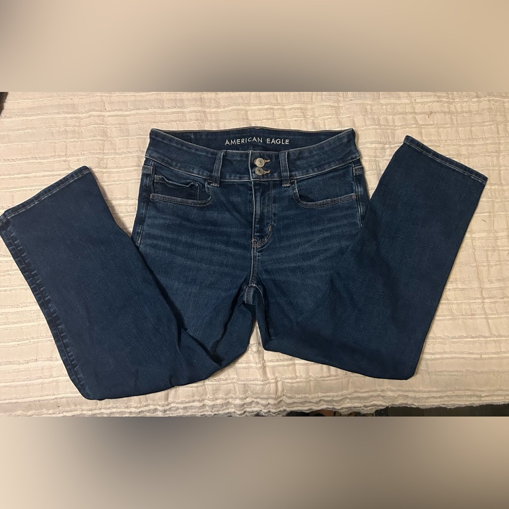 American Eagle Artist Crop Jeans- Size 8 short